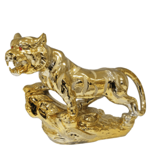 "Tigre Maestosa - Statua Decorativa per un Tocco Selvaggio ed Elegante"