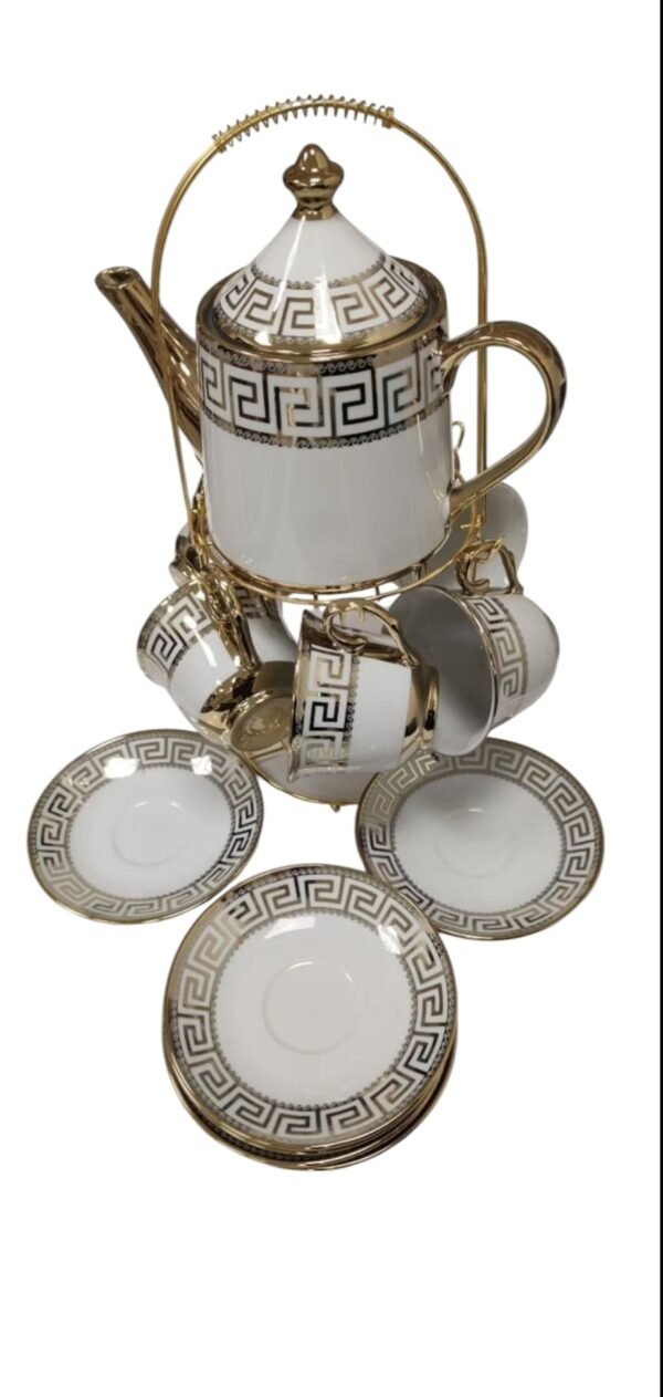 “Set Caffè Premium (14Pezzi) cappuccino – Eleganza Completa in Ogni Dettaglio! ☕✨” - immagine 3