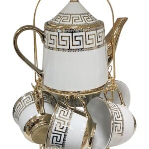 “Set Caffè Premium (14Pezzi) cappuccino – Eleganza Completa in Ogni Dettaglio! ☕✨”