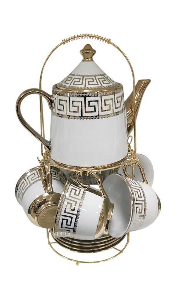 “Set Caffè Premium (14Pezzi) cappuccino – Eleganza Completa in Ogni Dettaglio! ☕✨”