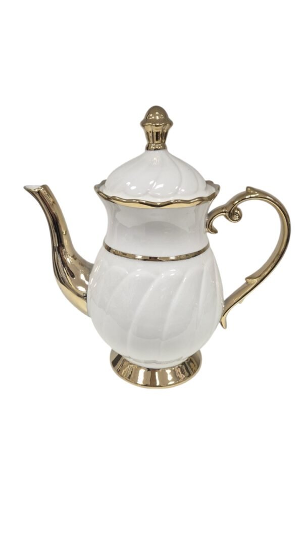 Set Teiera Elegante da 9 Pezzi – Con Vassoio Portata, Perfetto per Tè e Intrattenimento - immagine 2