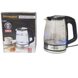 Bollitore Elettrico in Vetro ROSENBERG da 1,8 Litri