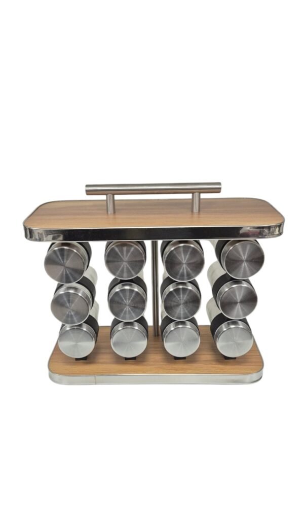 Set portaspezie da 12 barattoli: organizer da cucina salvaspazio elegante e funzionale