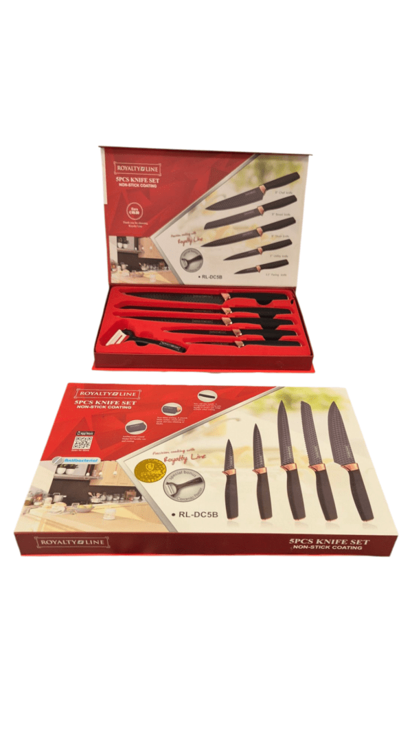 Set di coltelli da cucina professionale 6 pezzi - Acciaio inossidabile - immagine 2