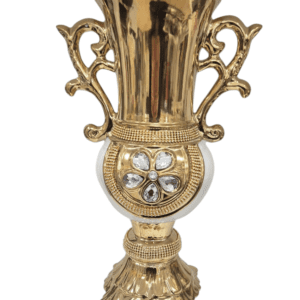 Vaso decorativo bianco e oro – Un tocco di eleganza per la tua casa!