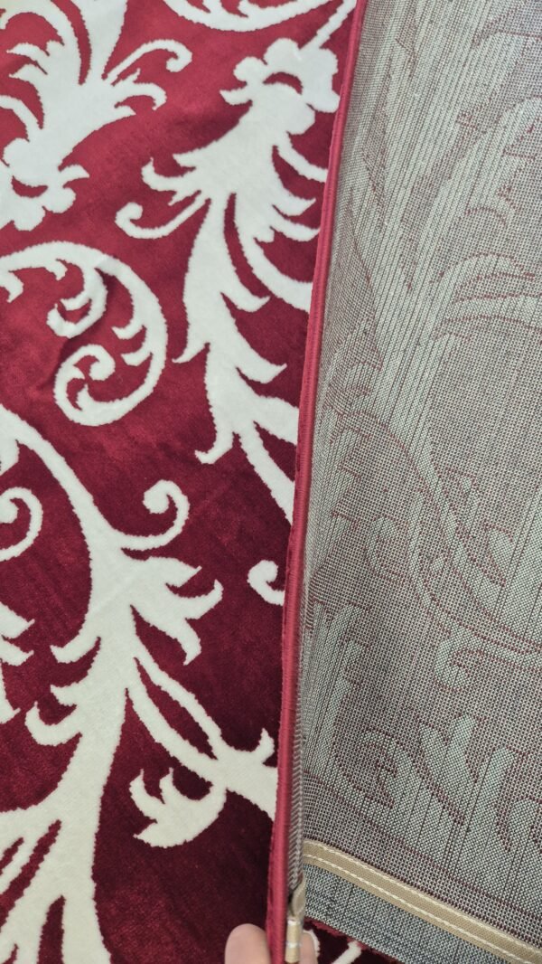 Tappeto Elegante Bordeaux 160×230 cm - Design Raffinato - immagine 3