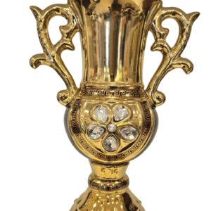 Vaso Decorativo Classico Oro e Nero 38 cm/24